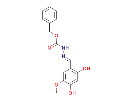 (E)-benzyl 2-(2,4-Dihydroxy-5-methoxybenzylidene)hydrazinecarboxylate