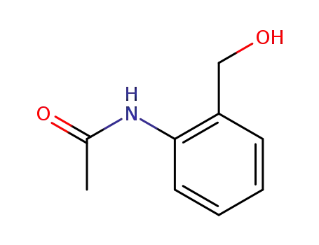 Molecular Structure of 20939-77-9 (2-AcetaMidobenzyl Alcohol)