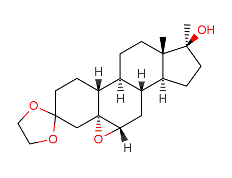 3,3-ethanediyldioxy-5,6α-epoxy-17α-methyl-5α-estran-17β-ol