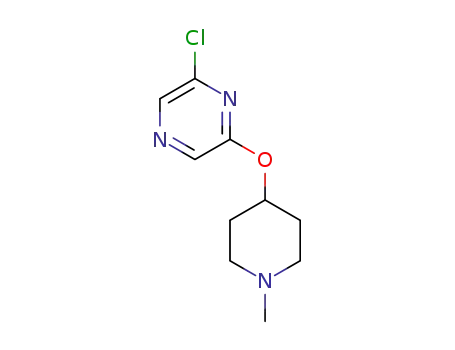 2-chloro-6-((1-methylpiperidin-4-yl)oxy)pyrazine