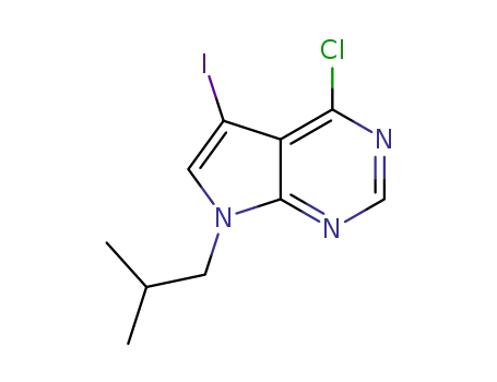 4-chloro-5-iodo-7-isobutyl-7H-pyrrolo[2,3-d]pyrimidine