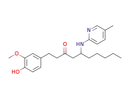 1-(4-hydroxy-3-methoxyphenyl)-5-(5-methylpyridin-2-ylamino)decan-3-one