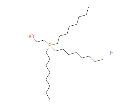 (2-hydroxyethyl)tri-n-octylphosphonium iodide