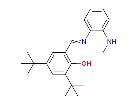 2,4-di-tert-butyl-6-(((2-(methylamino)phenyl)imino)methyl)phenol