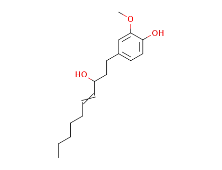 1-(4'-hydroxy-3'-methoxyphenyl)-4-decen-3-ol
