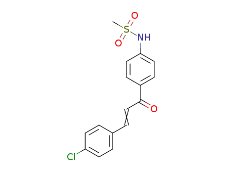 N-(4-(3-(4-chlorophenyl)acryloyl)phenyl)methanesulfonamide