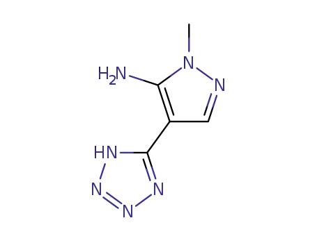 1-methyl-5-amino-4-(tetrazol-5-yl)pyrazole
