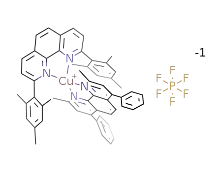 (2,9-dimesityl-1,10-phenanthroline)(bathocuproine)copper(I) hexafluorophosphate