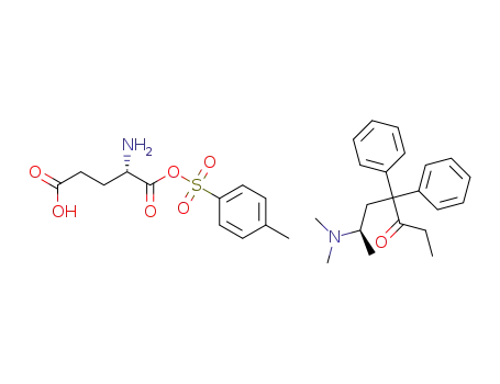 (6R)-6-(dimethylamino)-4,4-diphenyl-3-heptanone-(+)-N-tosyl glutamate salt