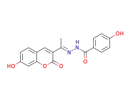 (E)-4-hydroxy-N'-(1-(7-hydroxy-2-oxo-2H-chromen-3-yl)ethylidene)benzohydrazide