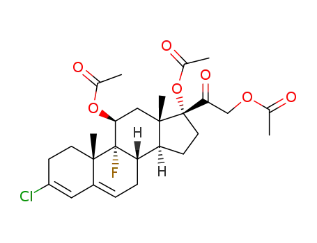 11β,17,21-Triacetoxy-3-chlor-9α-fluor-pregna-3,5-dien-20-on