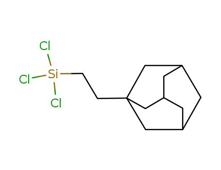 37843-11-1,ADAMANTYLETHYLTRICHLOROSILANE,Silane,trichloro(2-tricyclo[3.3.1.13,7]dec-1-ylethyl)- (9CI);1-[2-(Trichlorosilyl)ethyl]adamantane;2-(1-Adamantyl)ethyltrichlorosilane;[2-(Adamantan-1-yl)ethyl](trichlor)silan;[2-(Adamantan-1-yl)ethyl](trichloro)silane;