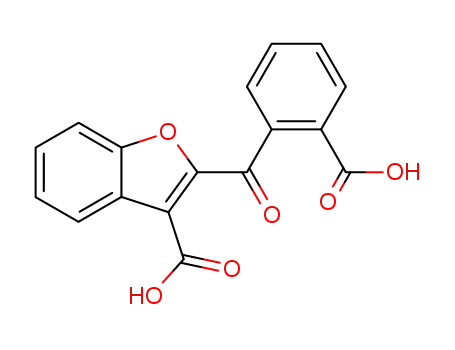 2-(2-carboxy-benzoyl)-benzofuran-3-carboxylic acid