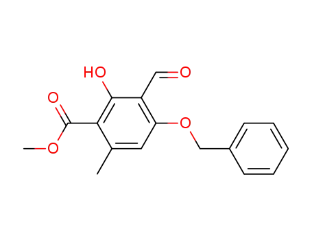 methyl 4-benzyloxy-3-formyl-2-hydroxy-6-methylbenzoate