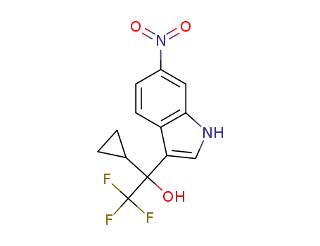 1-cyclopropyl-2,2,2-trifluoro-1-(6-nitro-1H-indol-3-yl)ethanol