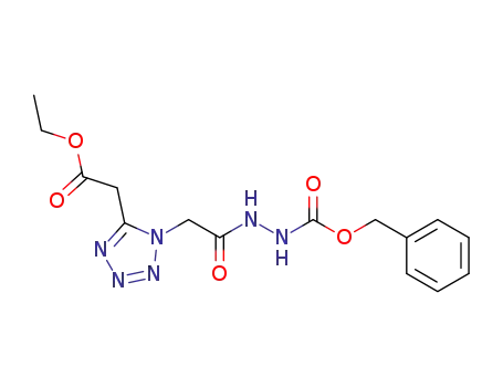 benzyl 2-{[5-(2-ethoxy-2-oxoethyl)-1H-tetrazol-1-yl]acetyl}hydrazinecarboxylate