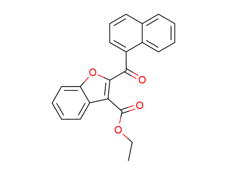 2-[1]naphthoyl-benzofuran-3-carboxylic acid ethyl ester