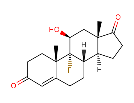 (8S,9R,10S,11S,13S)-9-fluoro-11-hydroxy-10,13-dimethyl-1,2,6,7,8,11,12,14,15,16-decahydrocyclopenta[a]phenanthrene-3,17-dione