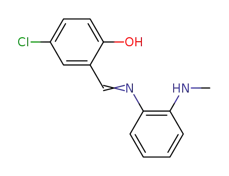 4-chloro-2-(((2-(methylamino)phenyl)imino)methyl)phenol