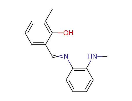 2-methyl-6-(((2-(methylamino)phenyl)imino)methyl)phenol