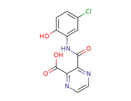 3-[(5-chloro-2-hydroxyphenyl)carbamoyl]pyrazine-2-carboxylic acid