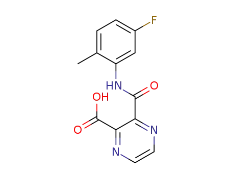 3-[(5-fluoro-2-methylphenyl)carbamoyl]pyrazine-2-carboxylic acid