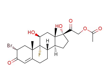 21-acetoxy-2ξ-bromo-9-fluoro-11β,17-dihydroxy-pregn-4-ene-3,20-dione