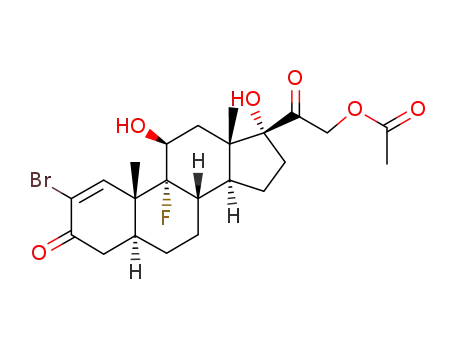 21-acetoxy-2-bromo-9-fluoro-11β,17-dihydroxy-5α-pregn-1-ene-3,20-dione