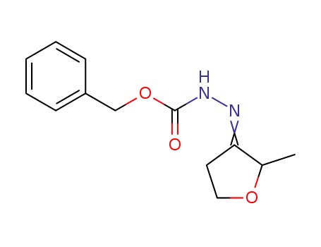 benzyl 2-(2-methyldihydrofuran-3(2H)-ylidene)hydrazine-1-carboxylate