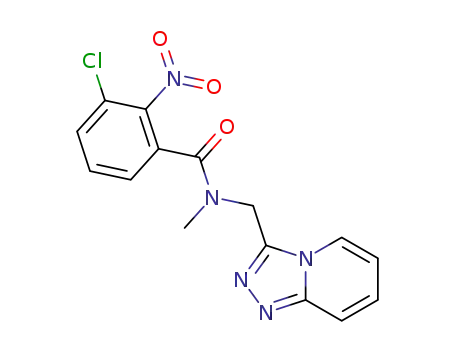 3-chloro-N-methyl-2-nitro-N-(([1,2,4]triazolo[4,3-a]pyridin-3-yl)methyl)benzamide