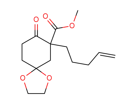methyl 1-(pent-4-en-1-yl)-2,5-dioxocyclohexanecarboxylate 5-monoethylene ketal