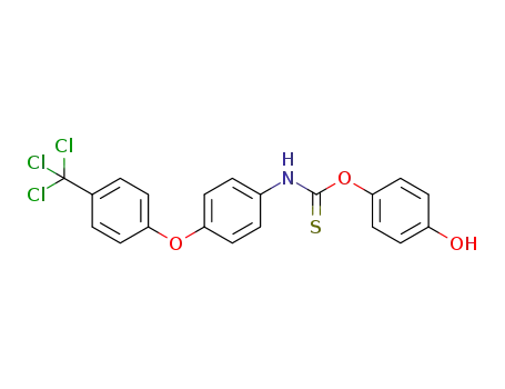 O-(4-hydroxyphenyl) (4-(4-(trichloromethyl)phenoxy)phenyl)carbamothioate