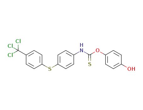 O-(4-hydroxyphenyl) (4-((4-(trichloromethyl)phenyl)thio)phenyl)carbamothioate