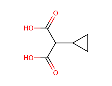 Molecular Structure of 5617-88-9 (Cyclopropanemalonic acid)