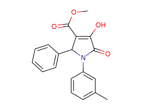 4-hydroxy-5-oxo-2-phenyl-1-m-tolyl-2,5-dihydro-1H-pyrrole-3-carboxylic acid methyl ester