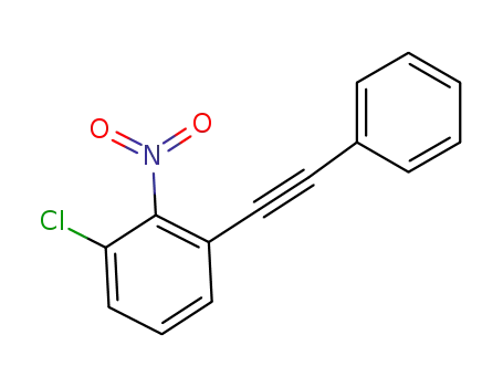 1-chloro-2-nitro-3-(phenylethynyl)benzene