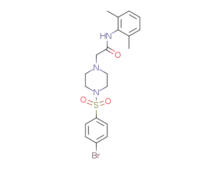 2-(4-((4-bromophenyl)sulfonyl)piperazin-1-yl)-N-(2,6-dimethylphenyl)acetamide
