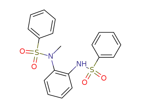 1-(N-benzenesulfonylamino)-2-(N-benzenesulfonyl-N-methylamino)benzene