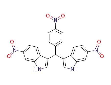 3,3'-((4-nitrophenyl)methylene)bis(6-nitro-1H-indole)
