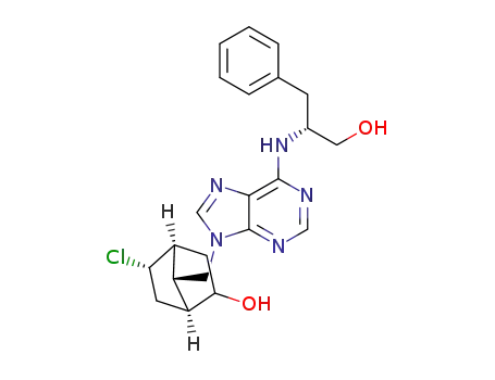 (1S,4S,5S,7R)-5-chloro-7-((6-(((R)-1-hydroxy-3-phenylpropan-2-yl)amino)-9H-purin-9-yl)methyl)bicyclo[2.2.1]heptan-2-ol