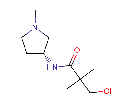(R)-3-hydroxy-2,2-dimethyl-N-(1-methylpyrrolidin-3-yl)propanamide