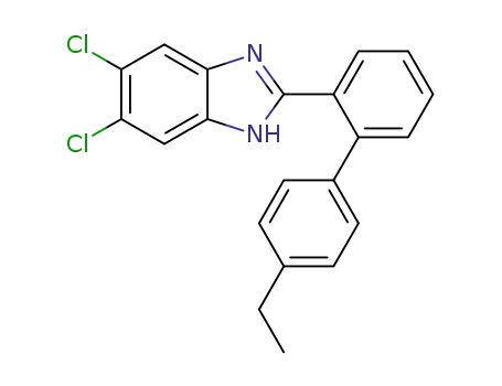 5,6-dichloro-2-(4′-ethyl-[1,1′-biphenyl]-2-yl)-1H-benzo[d]imidazole