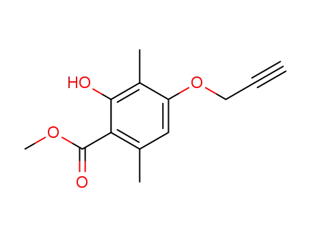 methyl 2-hydroxy-3,6-dimethyl-4-(prop-2-yn-1-yloxy) benzoate