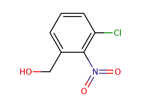 Molecular Structure of 77158-86-2 (3-CHLORO-2-NITROBENZYL ALCOHOL  97)