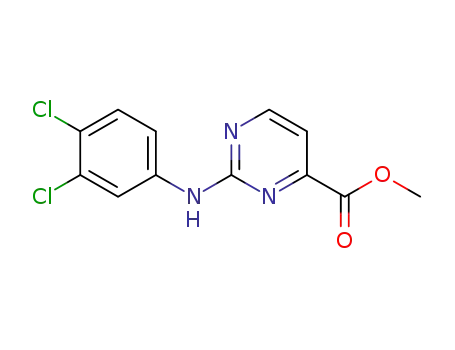 methyl 2-((3,4-dichlorophenyl)amino)pyrimidine-4-carboxylate