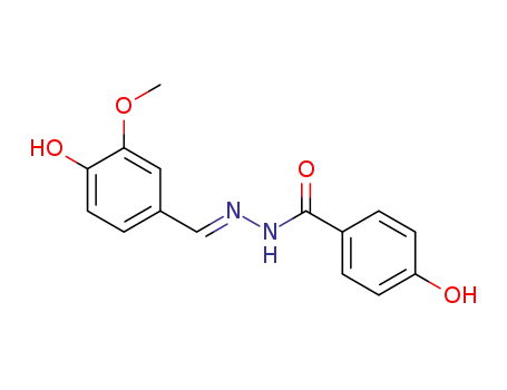 4-hydroxy-N’-[(E)-(4-hydroxy-3-methoxyphenyl)methylidene]benzohydrazide