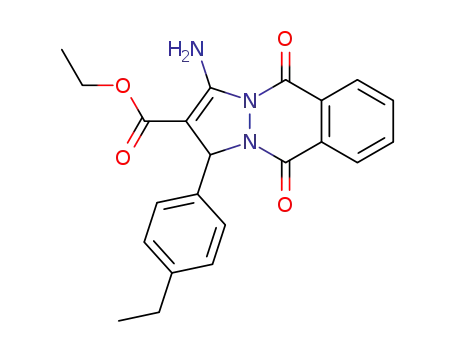ethyl 3‑amino‑1‑(4‑ethylphenyl)‑5,10‑dioxo‑5,10‑dihydro‑1H‑pyrazolo[1,2‑b]phthalazine‑2‑carboxylate