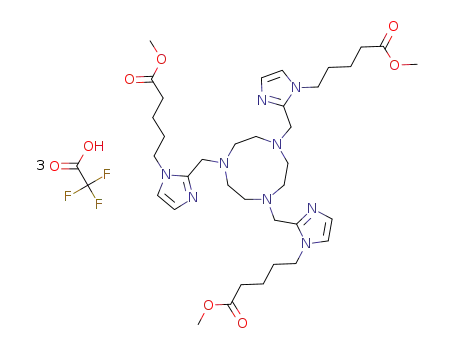 trimethyl-5,5′,5″-(((1,4,7-triazonane-1,4,7-triyl)tris(methylene))tris(1H-imidazole-2,1-diyl))tripentanoate