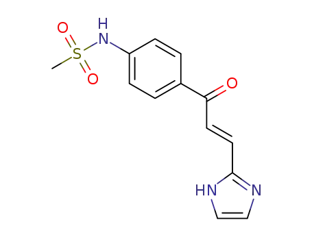 (E)‐N‐(4‐(3‐(1H‐imidazol‐2‐yl)acryloyl)phenyl)methanesulfonamide