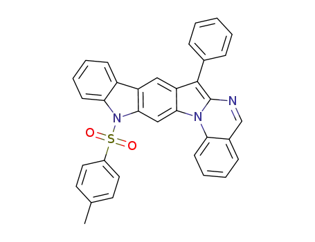 7-phenyl-13-tosyl-13H-quinazolino[1',2':1,5]pyrrolo[2,3-b]carbazole